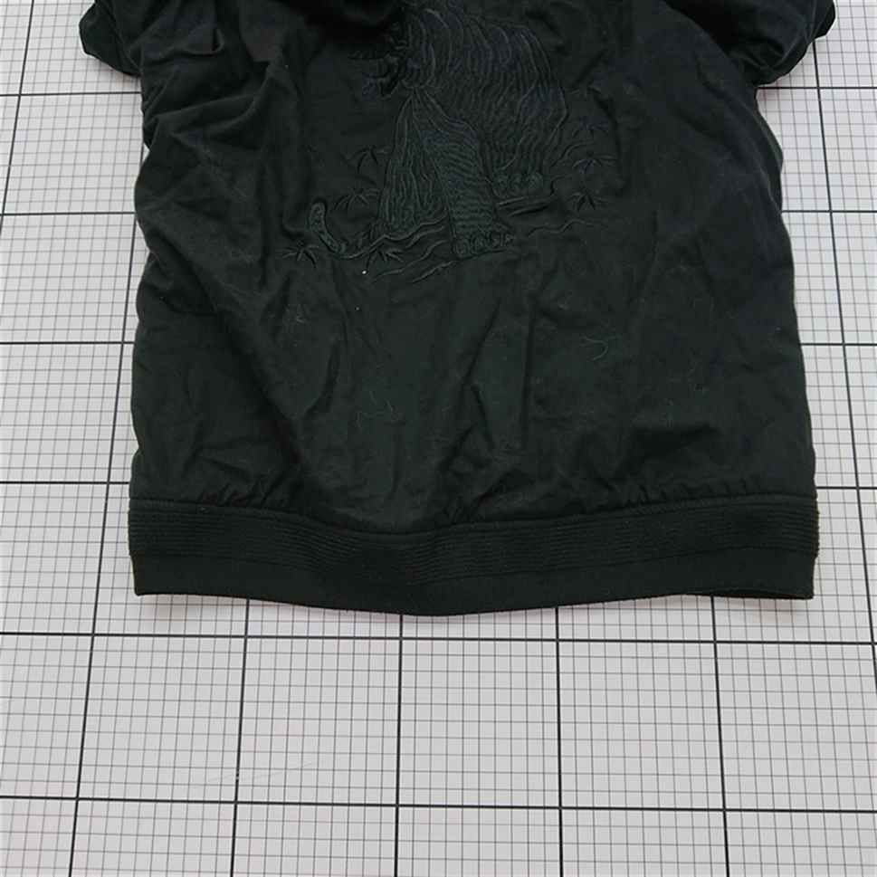 ◇ ⊇ 刺繍タイガー ブラック系スカジャン メンズ E 【1511110025771