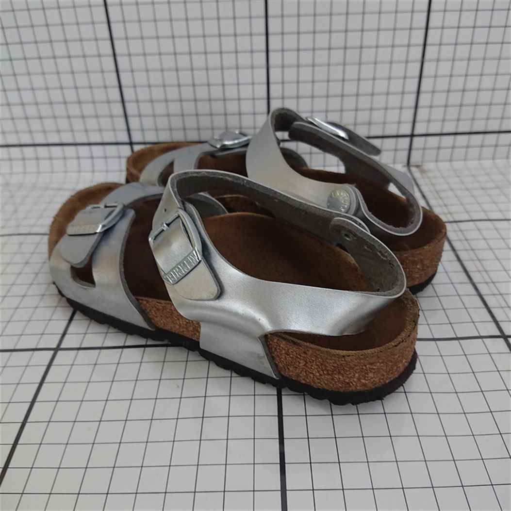 ◇ ⊂ ビルケンシュトック Birkenstock リオ RIO シルバー サンダル 31