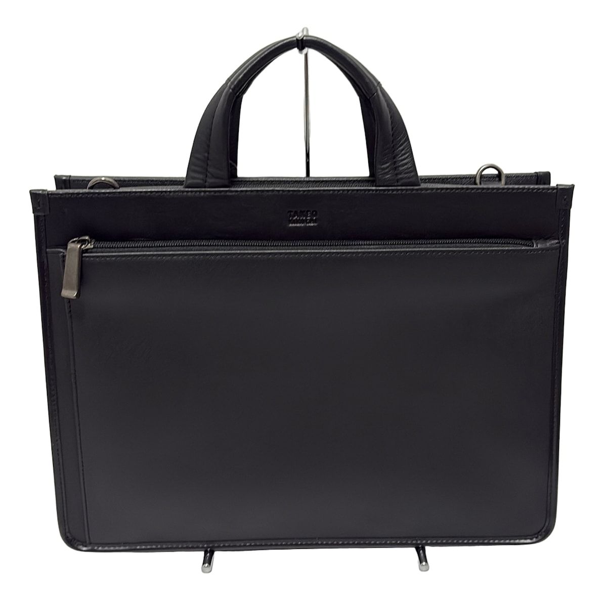 TAKEOKIKUCHI タケオキクチ ビジネスバッグ 黒 本体ロックなし レザー