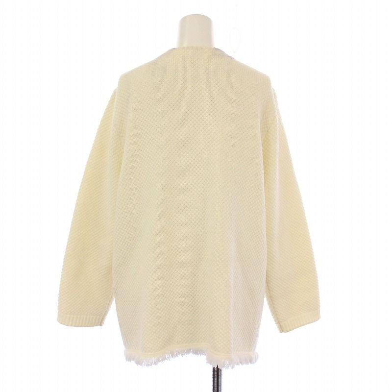 ジャスグリッティー JUSGLITTY ツイードニットジャケット ノーカラー