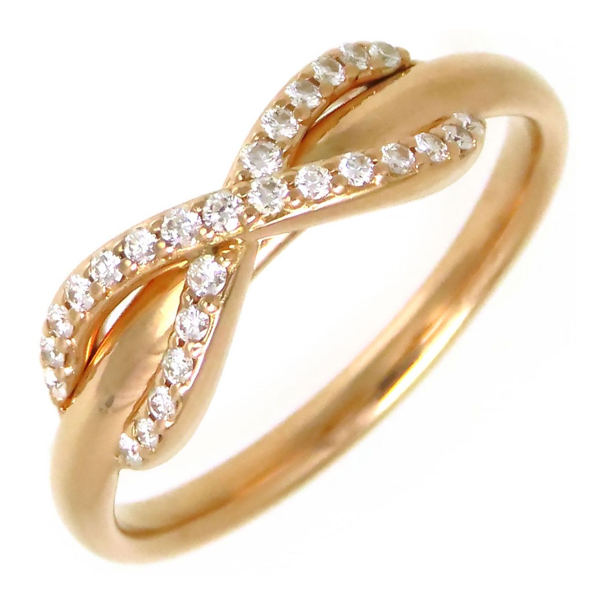 ティファニー インフィニティ ダイヤモンド リング #12 Au750 (K18PG