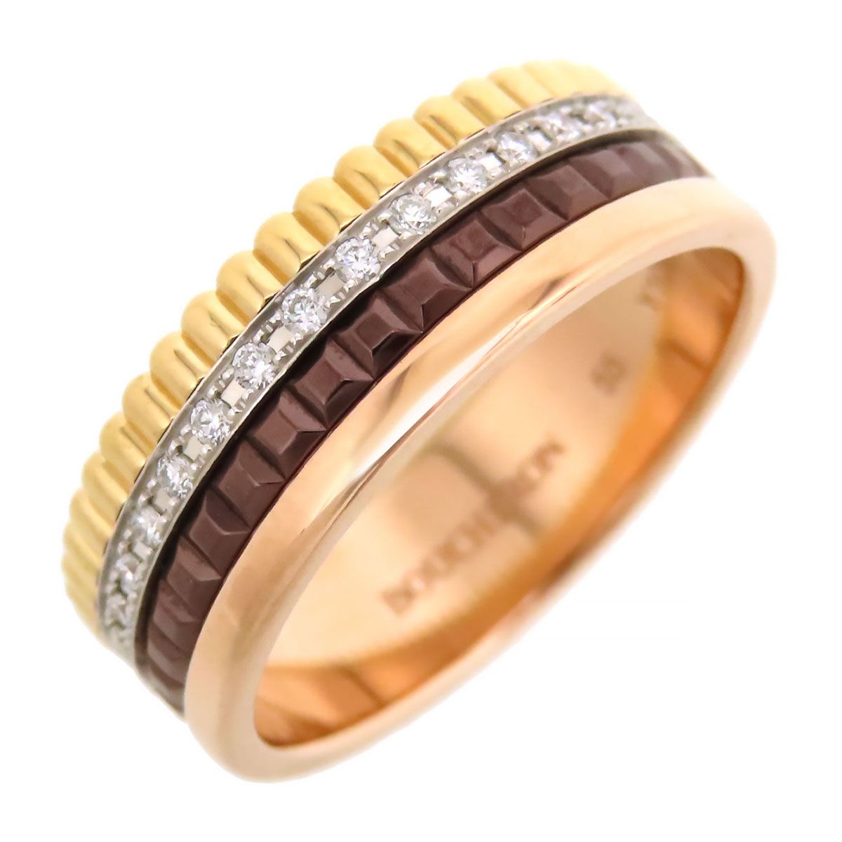 Boucheronキャトルクラシックハーフ55 K18PGピンクゴールド750 ブシュロン BOUCHERON キャトル クラシック ハーフ JAL00175 ピンク