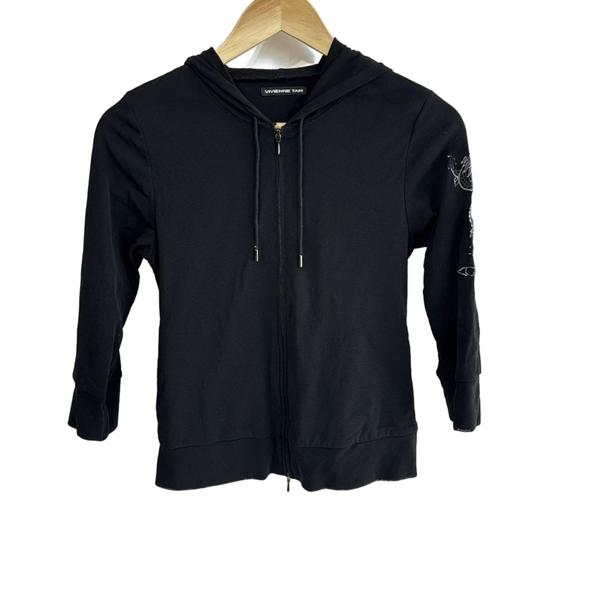 VIVIENNE TAM(ヴィヴィアンタム) パーカー サイズ1 S レディース - 黒