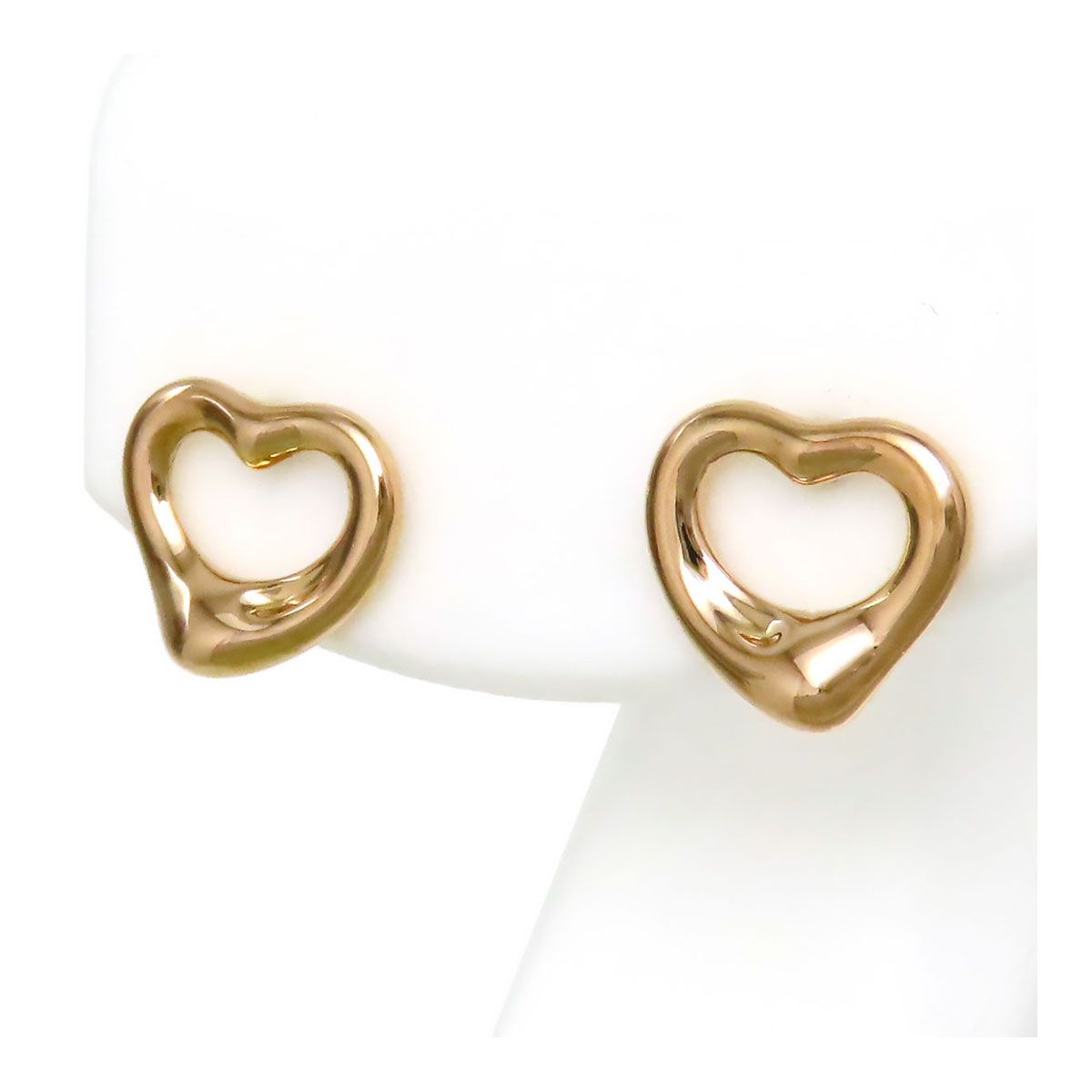 極美品✨ ティファニー ピアス 両耳 ハート フープ AU750 ゴールド 極美品✨ ティファニー ピアス 両耳 ハート フープ AU750 ゴールド