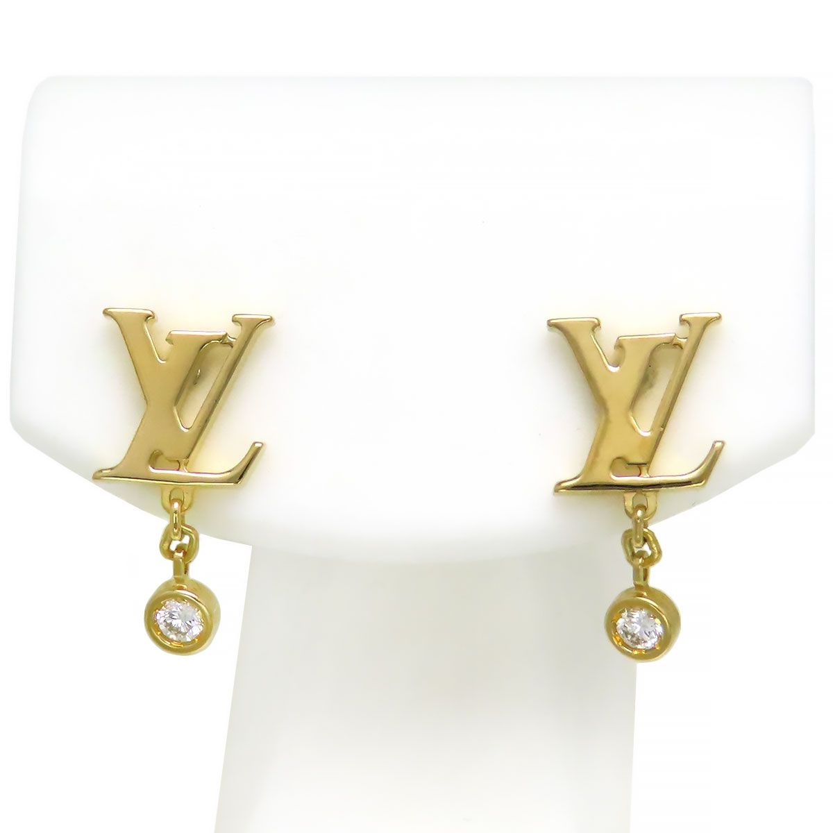 ヴィトンK18イディールブロッサムピアス AU750 ルイヴィトン イディール ブロッサム ピアス Q96495 Au750 (K18YG