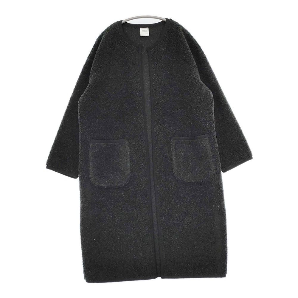 Le ciel de Harriss ウール混ボアイージーロングコート 定価26400円 