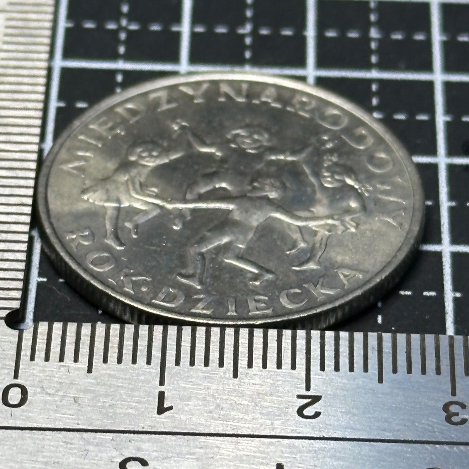 東欧記念銀色貨】1979年 ポーランド「国際児童年」20ズウォティ