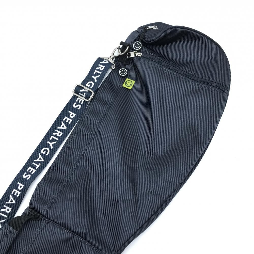 超美品】パーリーゲイツ クラブケース ネイビー ロゴ ニコちゃん