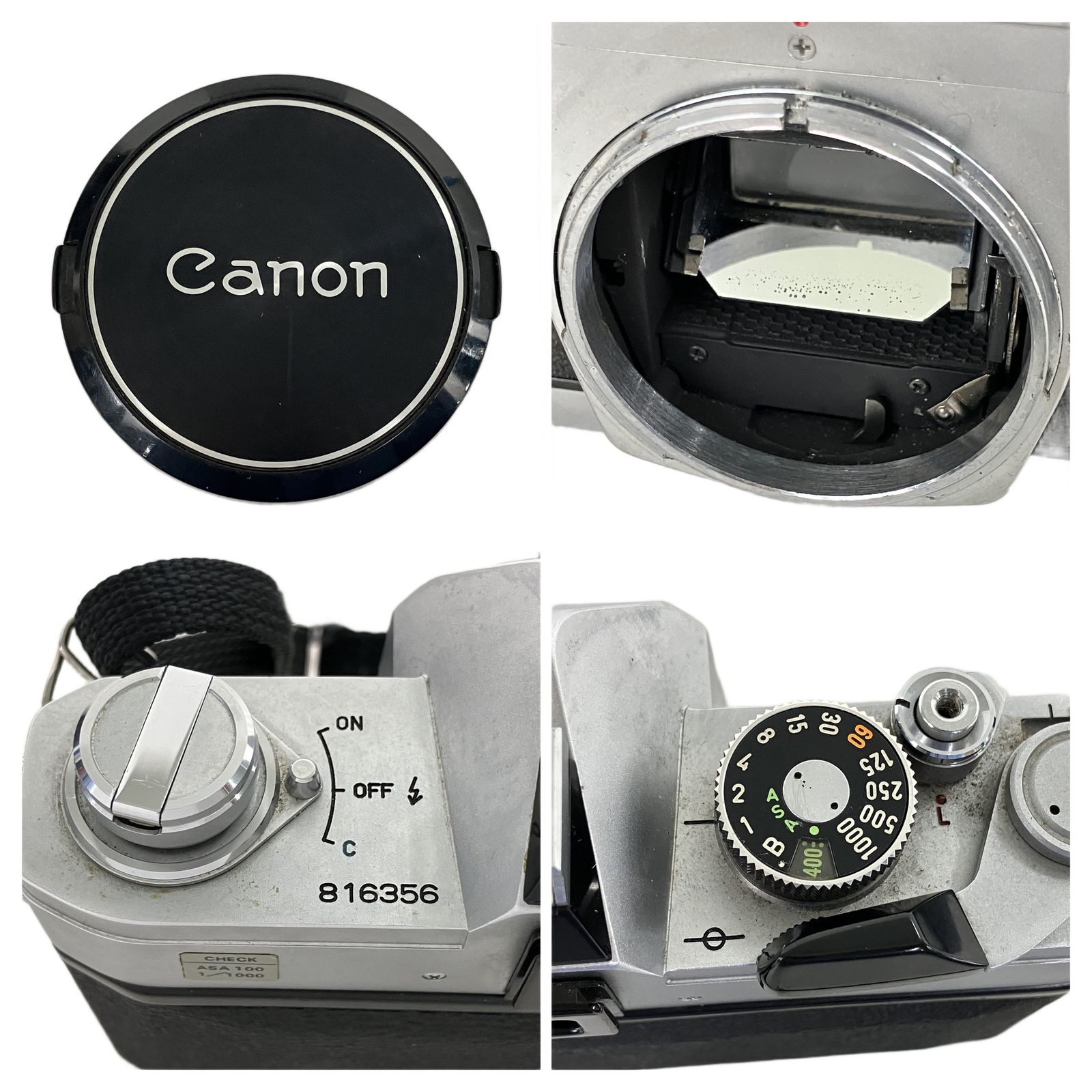 Canon F-1 フィルムカメラ レンズ セット『ジャンク品』 Canon A-1 & AE-1 フィルム一眼レフカメラセット ジャンク出品 Canon A
