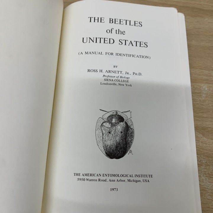 ▲01)【1点限り!】The Beetles of the United States/Ross H.Arnett/アメリカの甲虫/生物学/識別マニュアル/オサムシ/コガネムシ/洋書/A △01)【1点限り!】The Beetles of the United States/Ross H.Arnett