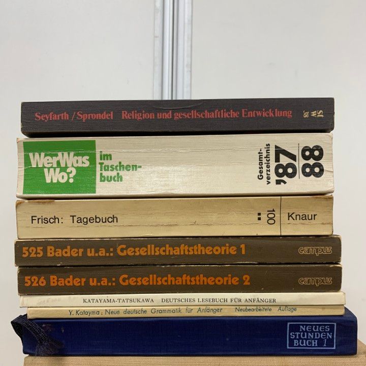 □01)【1点限り!】ドイツ語 洋書/まとめ売り19冊セット/本/社会学/歴史