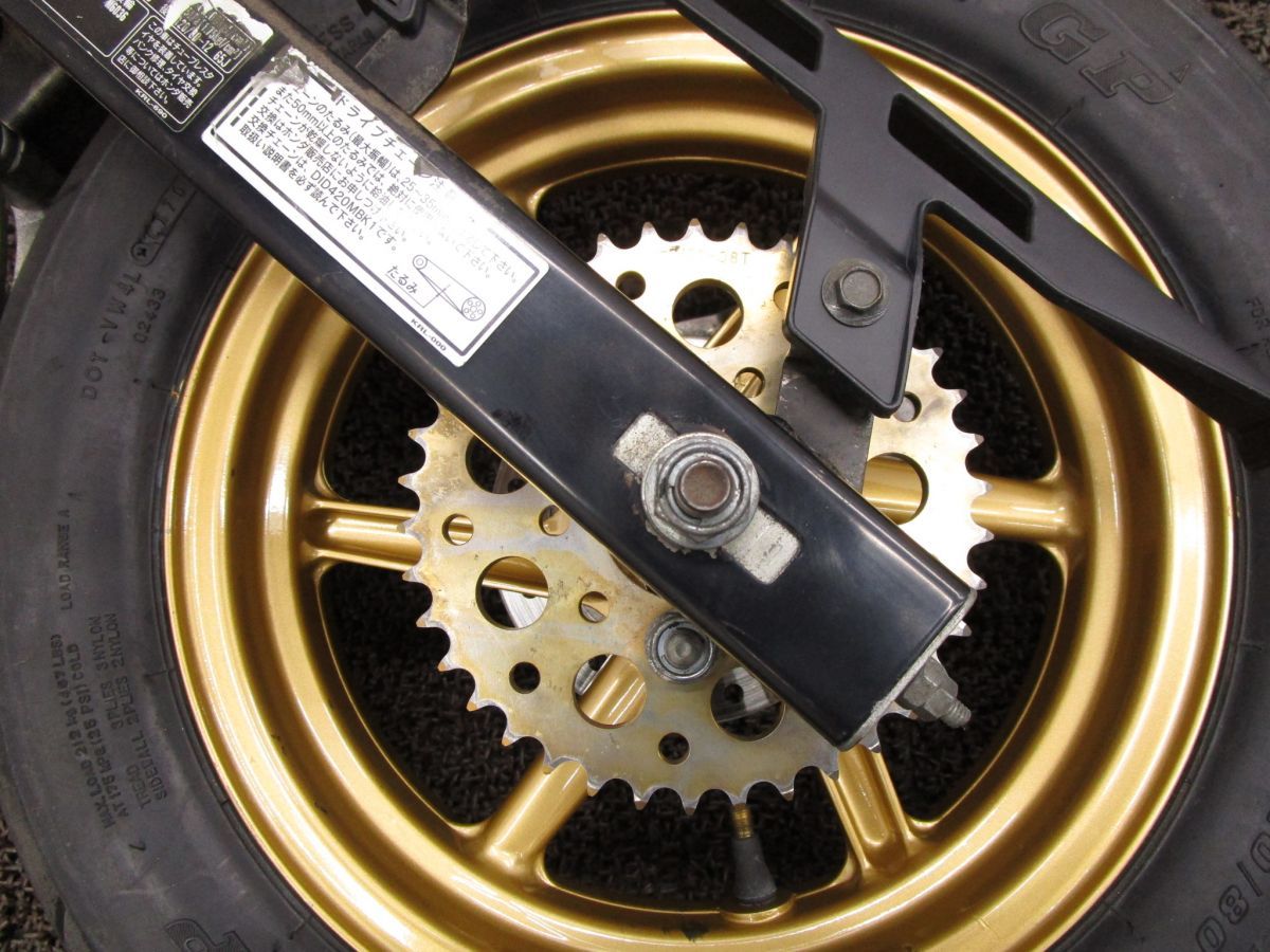 エイプ100 ASSY タイプD リアホイール ディスク化に □A1178！リアサス 