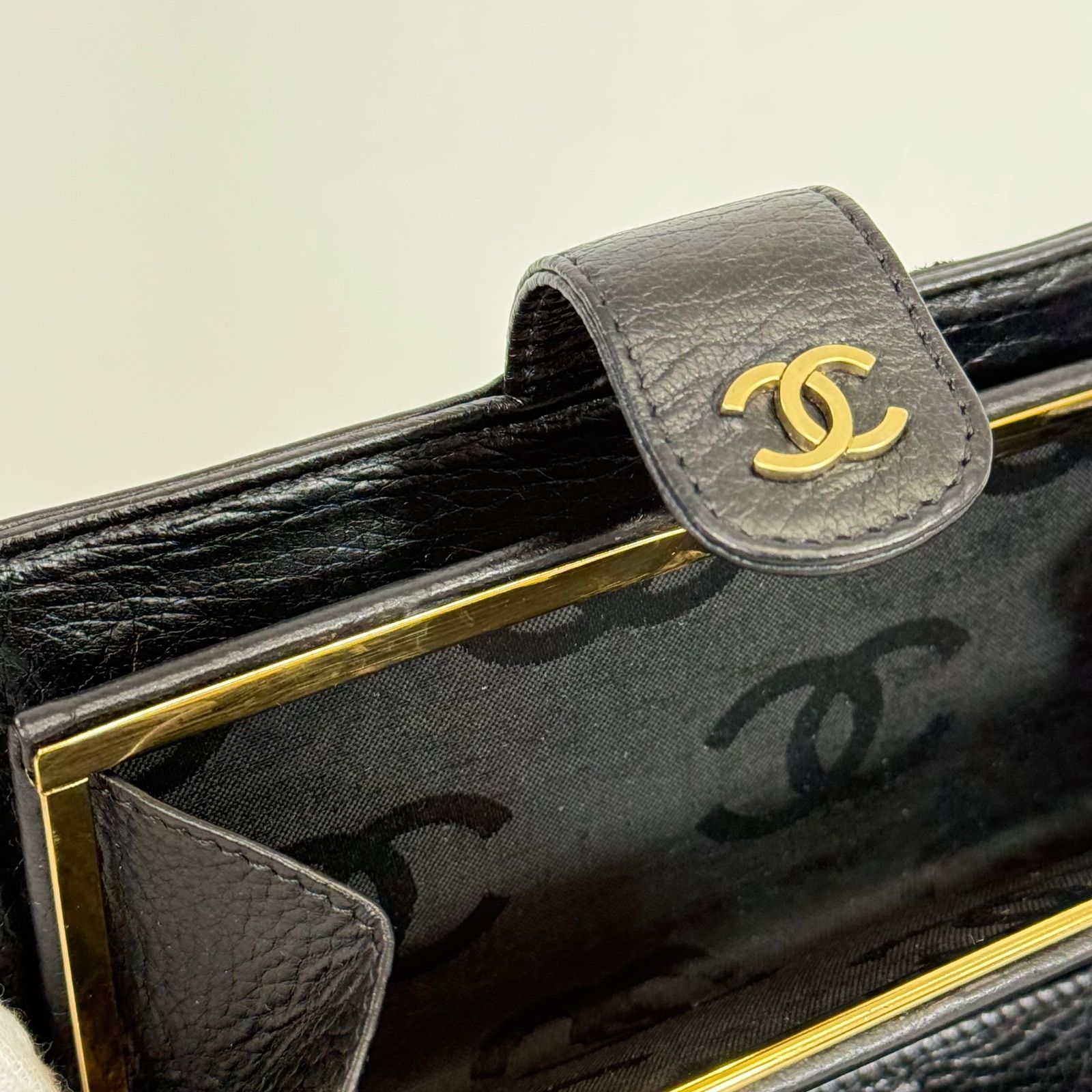 正規品・希少　CHANEL シャネル ビコローレ ココマーク マトラッセ 超希少品！】CHANEL シャネル ココマーク ラムスキン ワイルドステッチ