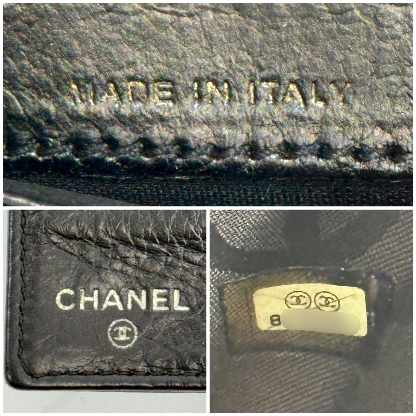 超希少品！】CHANEL シャネル ココマーク ラムスキン ワイルドステッチ