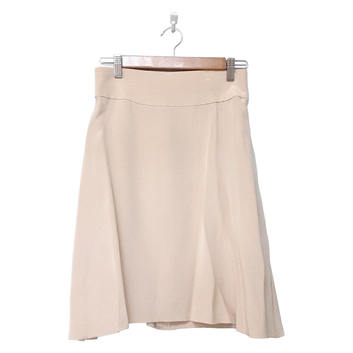 フォクシー foxeyカシミヤスカート 38 オイスターベージュ October