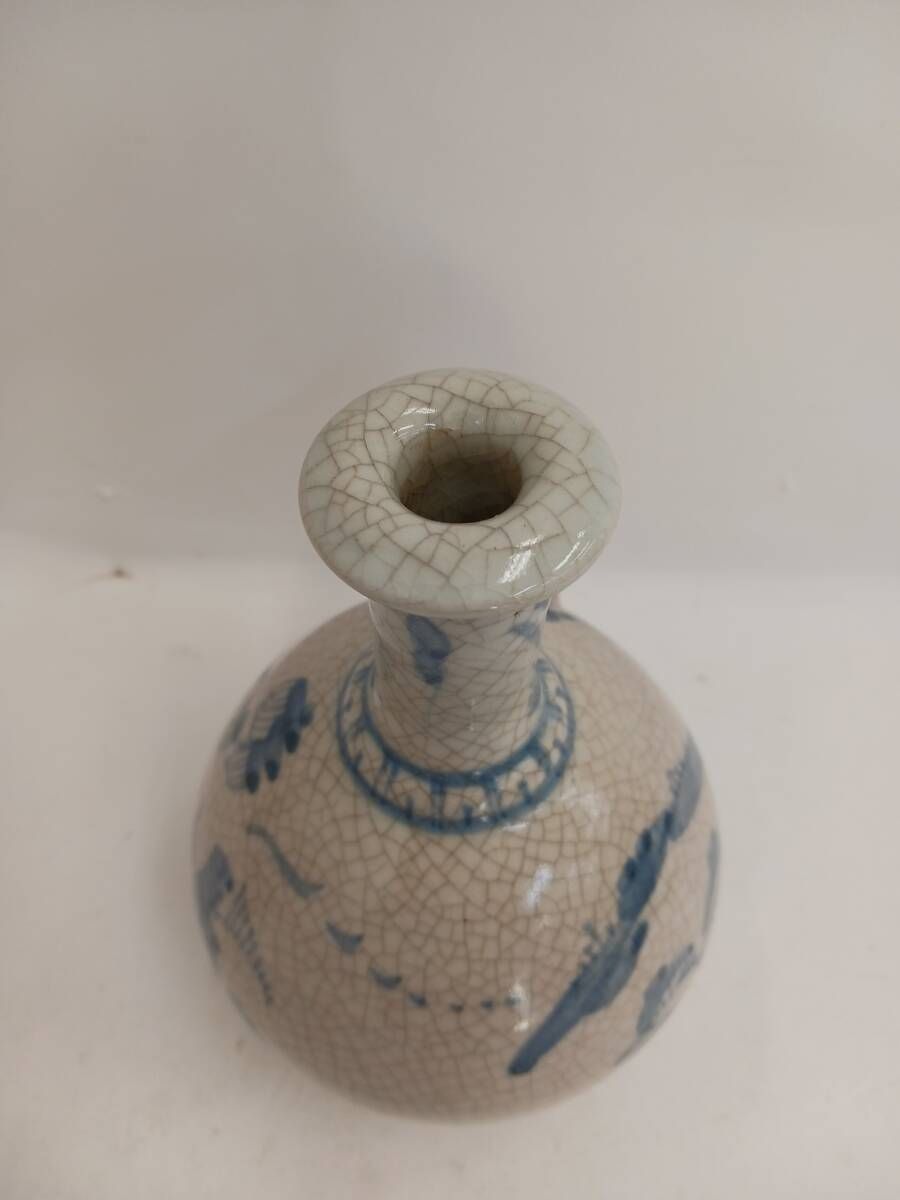 骨董茶道具】古伊万里 染付 乳瓶 水注 水瓶 年代、作者不明 茶道具