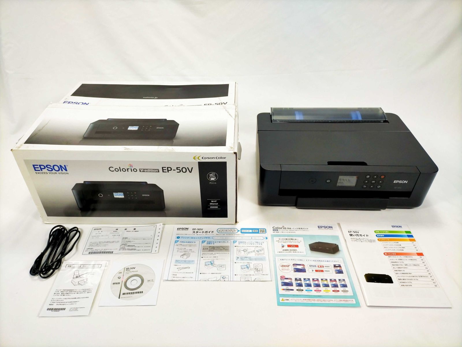 ほぼ新品】プリンター EPSON EP-50V - メルカリ