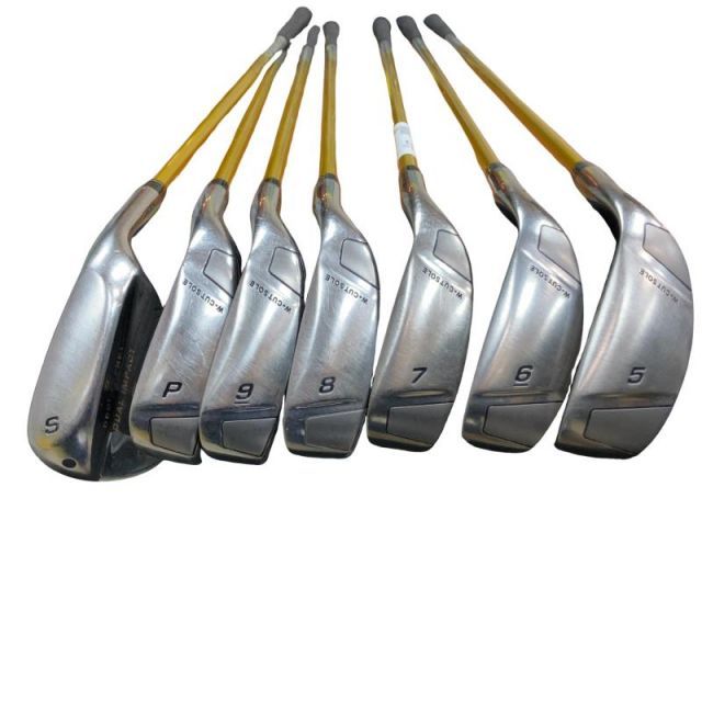 中古】 つるや AXEL DUAL IMPACT Z MM 9S アイアンセット IR AXEL DUAL