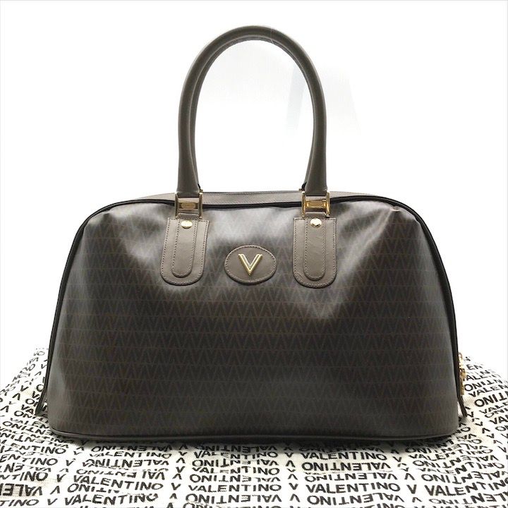 良品 MARIO VALENTINO マリオ ヴァレンティノ ボストン ハンド バッグ 