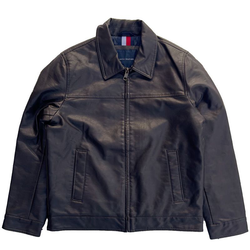 サイズ選択可】 TOMMY HILFIGER トミーヒルフィガー メンズ レザー 