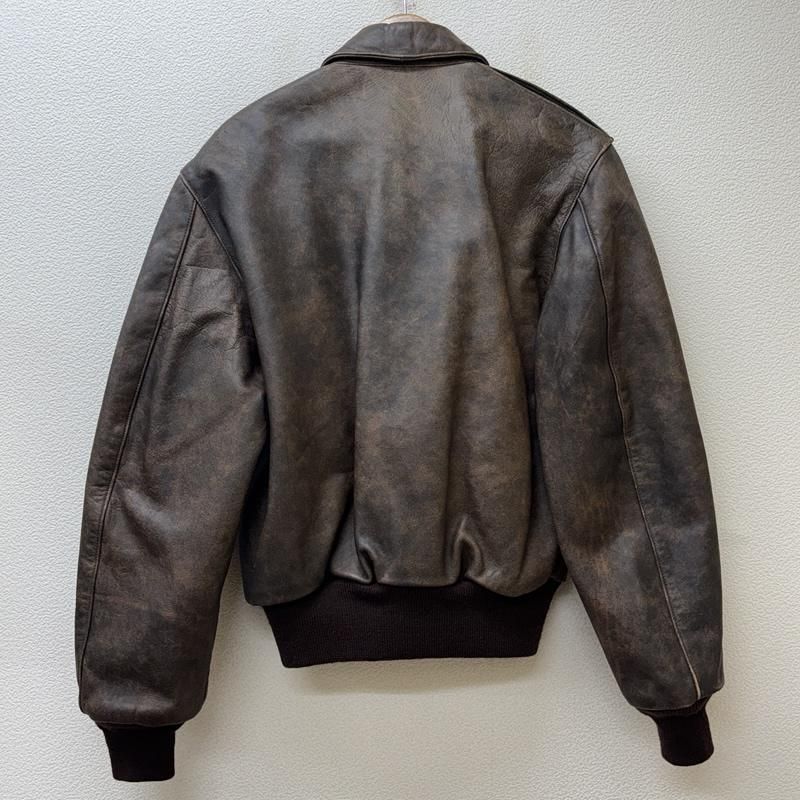 バナナリパブリック 80s USA製 A-2 レザー フライト ジャケット メンズ