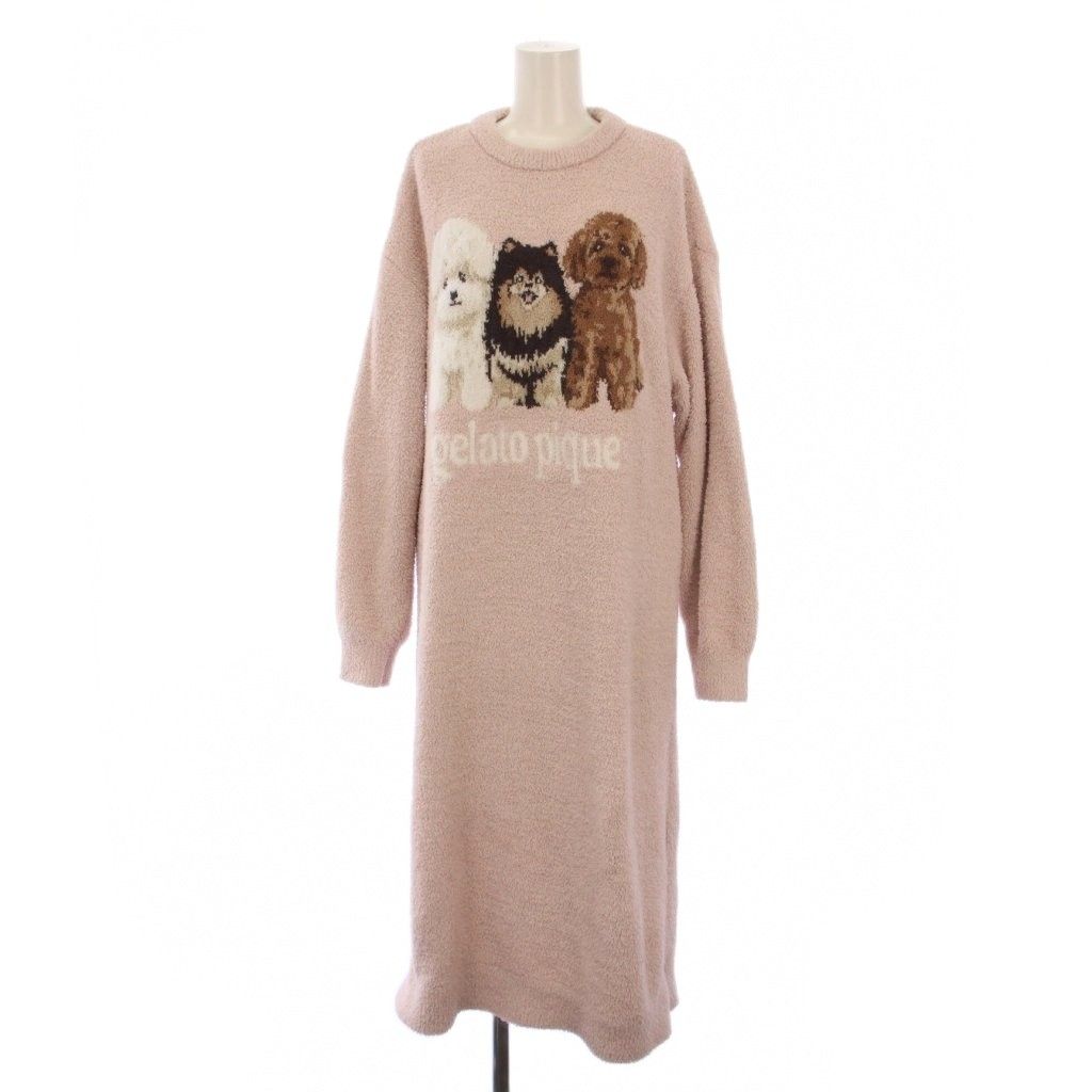 ジェラートピケ gelato pique ルームウェア パジャマ パウダーDOG3柄