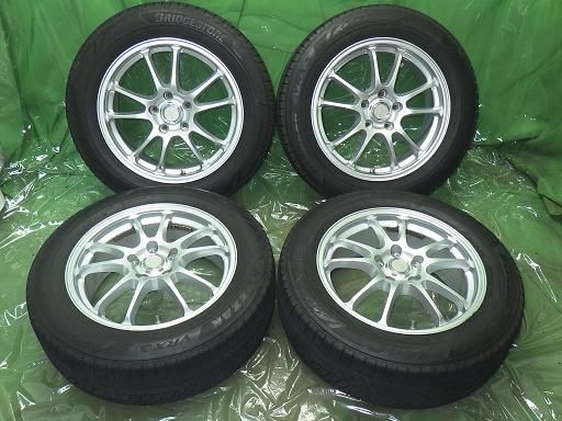 【中古】BRIDGESTONE スタッドレス  21年製 エコフォルム 17インチ ブリヂストン ブリザックVRX3