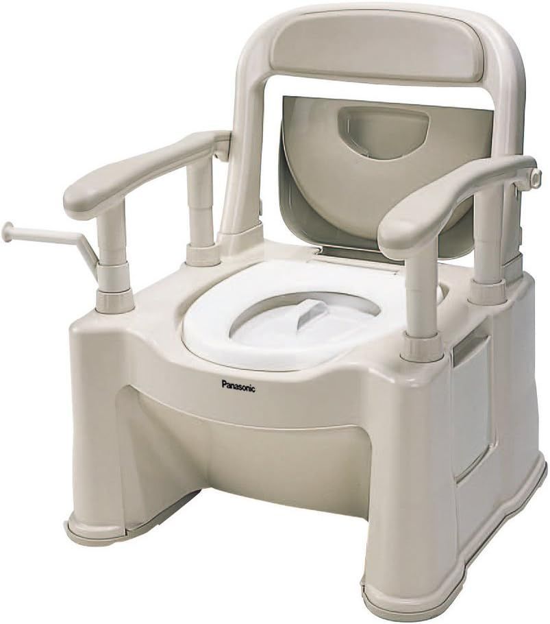 新品 Panasonic 座楽 ポータブルトイレ 背もたれ型SP ベージュ 未使用