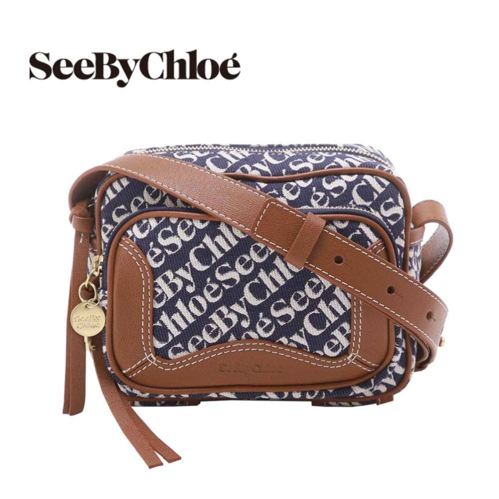 新品未使用】【訳アリ】SEE BY CHLOE シーバイクロエ HANA SBC ロゴ柄