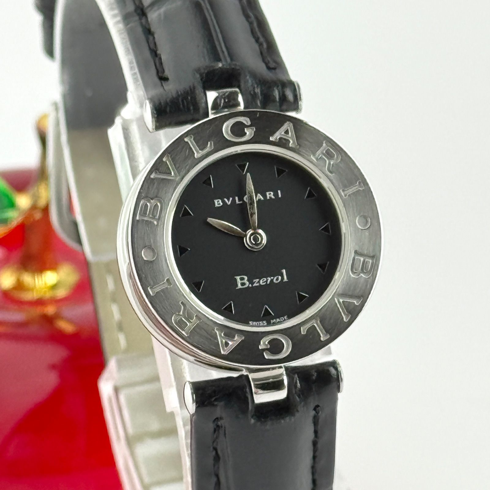 ブルガリ ビーゼロワン BZ22S 新品ベルト 新品電池 レディース 604