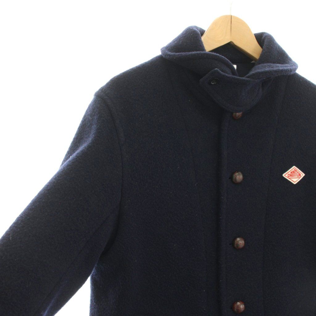 ダントン DANTON 丸襟ウールモッサジャケット アウター ラウンドカラー