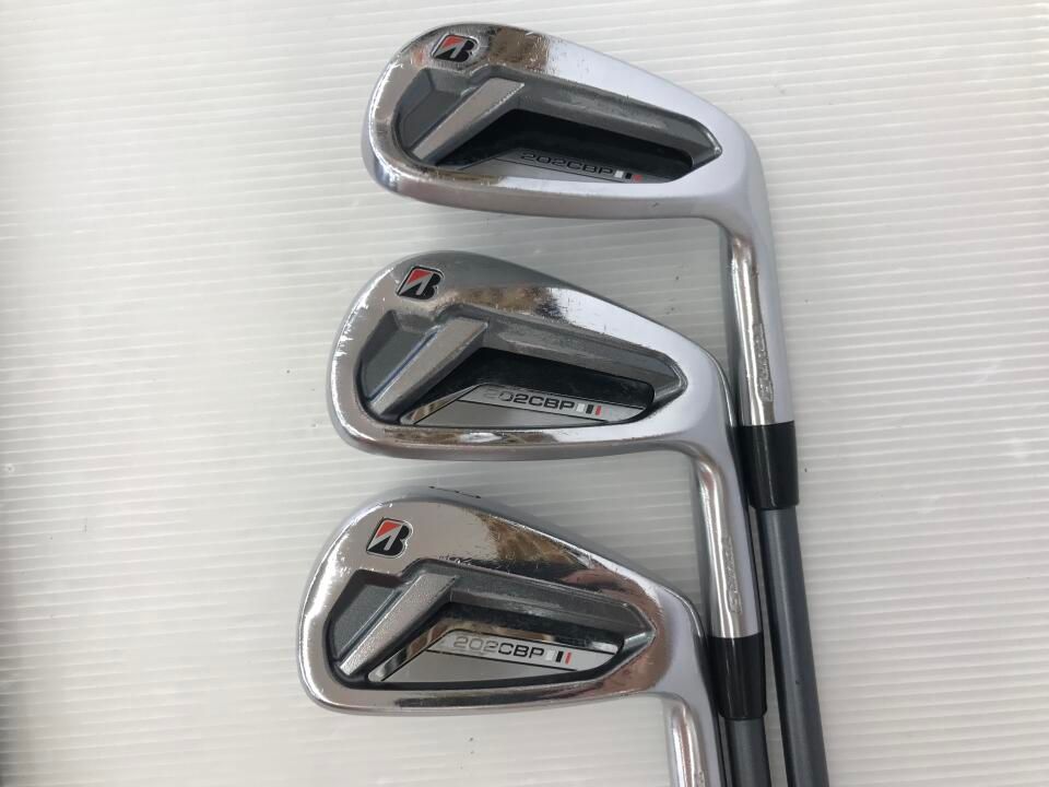 ブリヂストン TOUR B 202CBP MCI B65 Sフレックス アイアンセット 中古