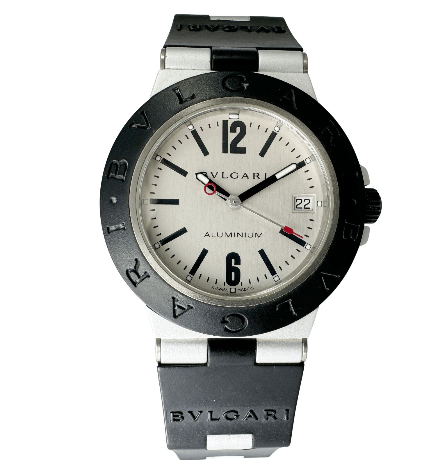 BVLGARI AL38TA ブルガリ　アルミニウム自動巻き　オーバーホール必要 BVLGARI（ブルガリ） アルミニウム 腕時計 時計 アルミ AL38TA 自動