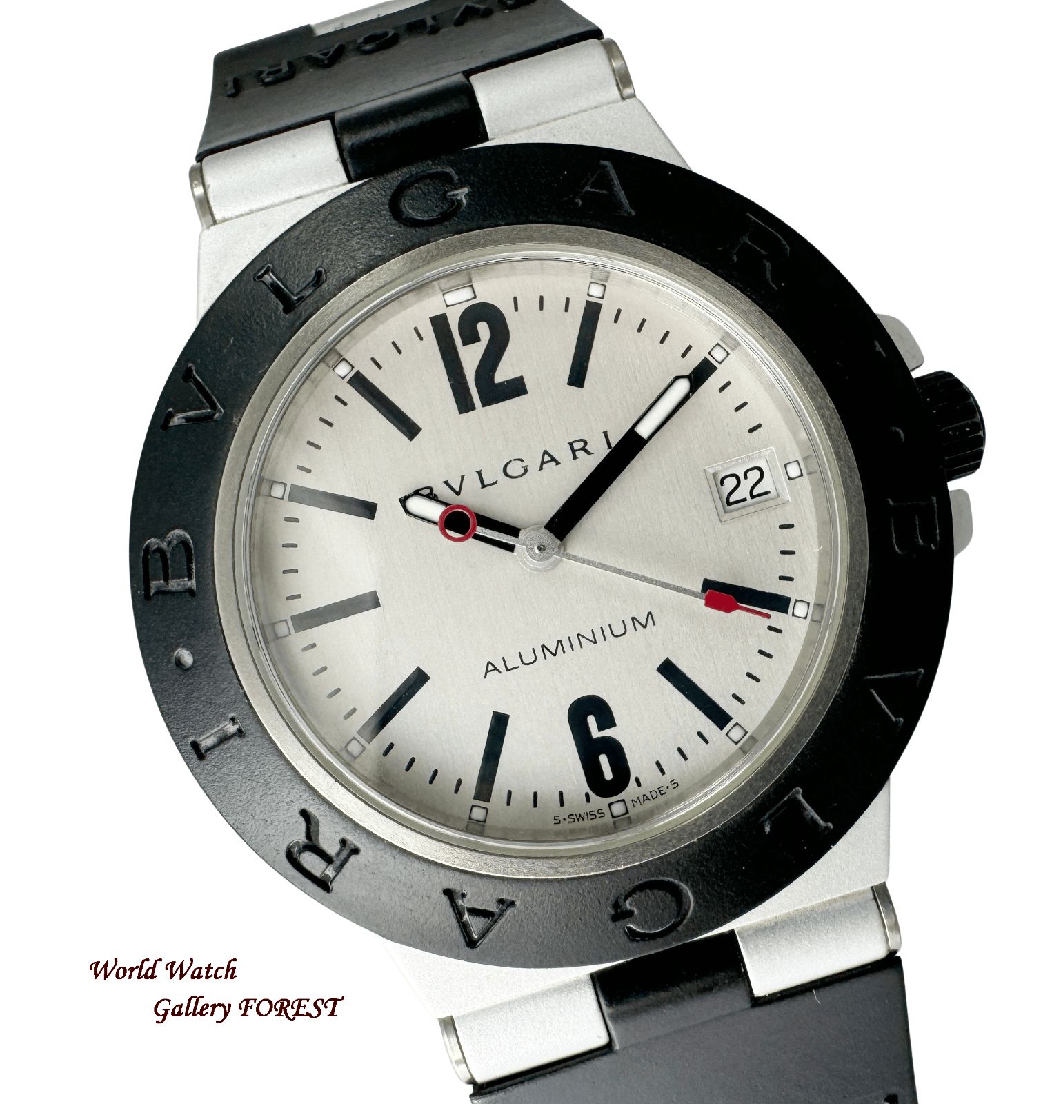 BVLGARI AL 38 TA 腕時計 自動巻き ブルガリ アルミニウム AL38TA 自動巻 メンズ BVLGARI