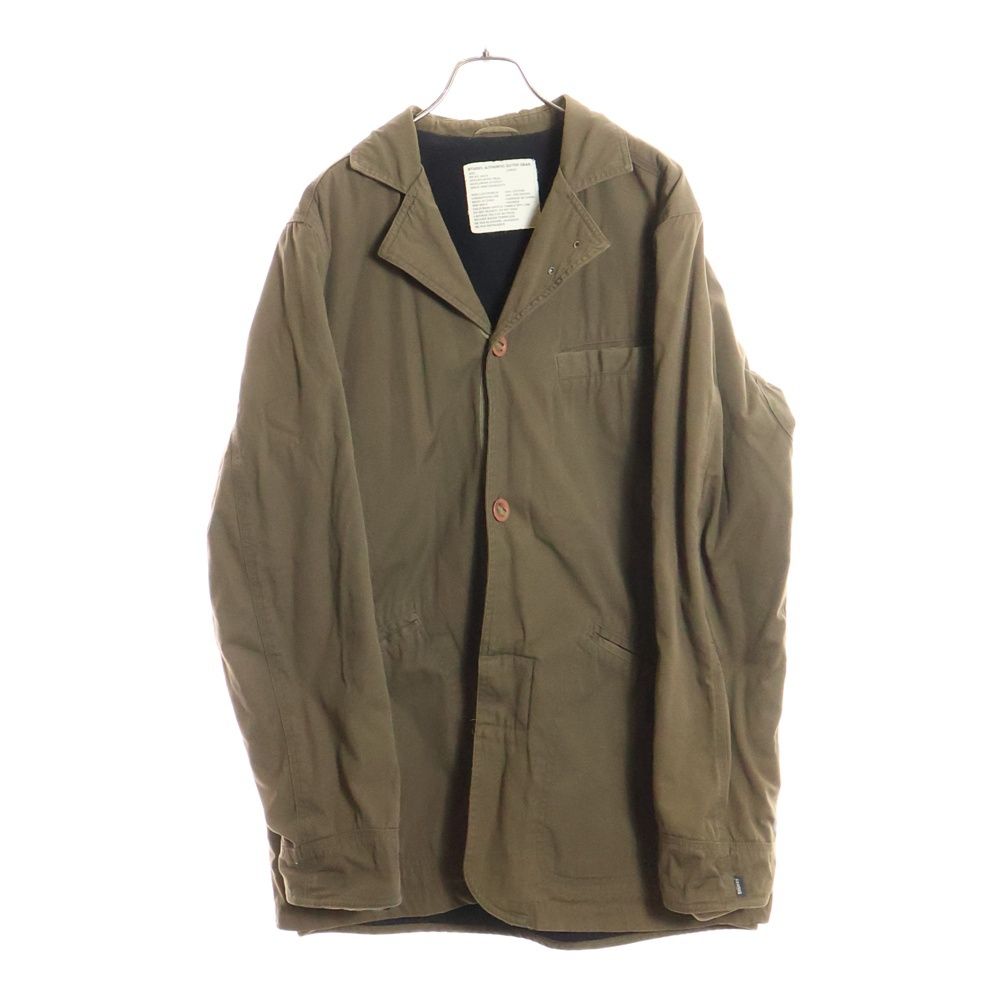 STÜSSY TROOPS ミリタリージャケット カーキ STUSSY (ステューシー) 3ボタンミリタリージャケット モッズコート