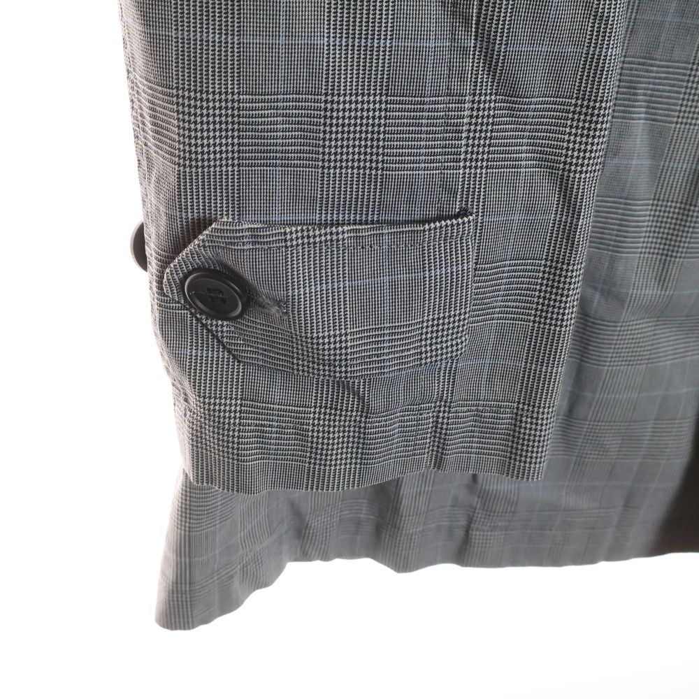 Paul Smith (ポールスミス) 千鳥格子柄 ステンカラーコート グレー