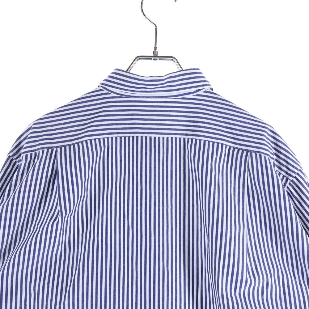 nanamica (ナナミカ) Regular Collar Stripe Wind Shirt SUGF156
