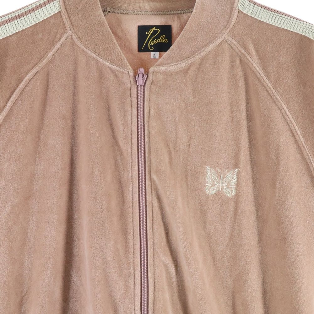 Needles (ニードルス) R.C. TRACK JACKET C/PE VELOUR ロゴデザイン