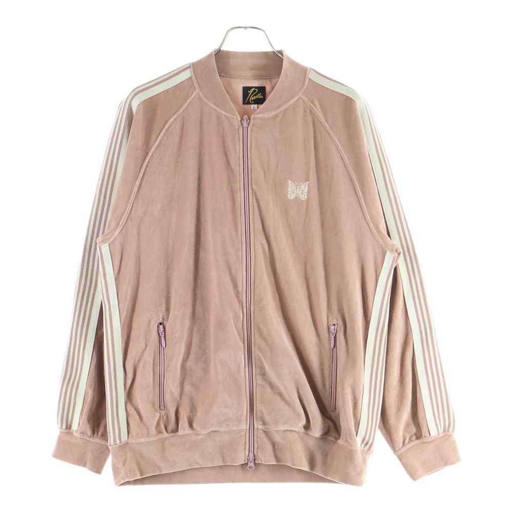 Needles (ニードルス) R.C. TRACK JACKET C/PE VELOUR ロゴデザイン