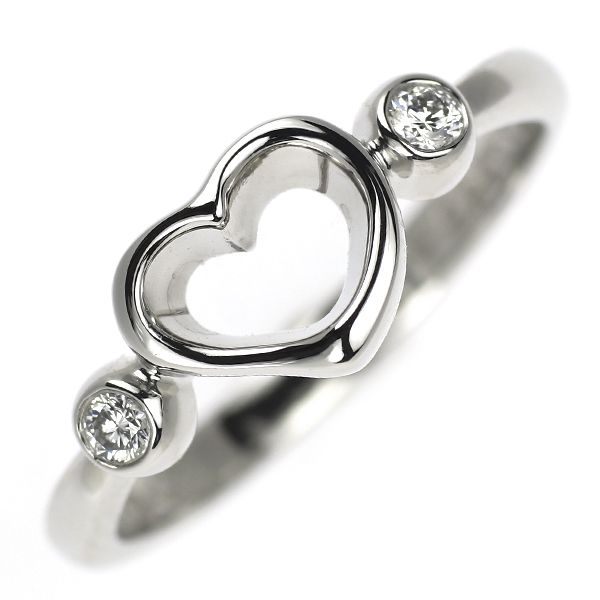 ティファニー Pt950 ダイヤモンド リング オープンハート - メルカリ