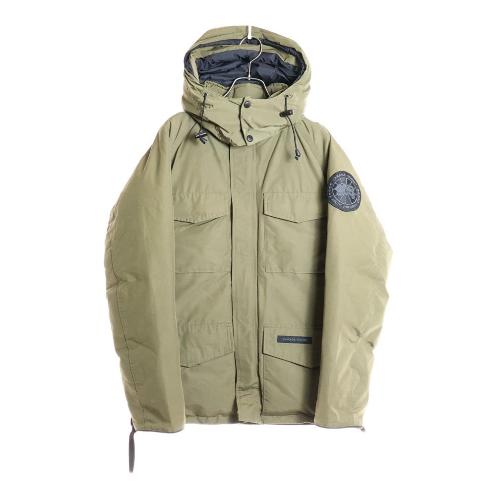 CANADA GOOSE (カナダグース) フード付き ダウンジャケット カーキ 