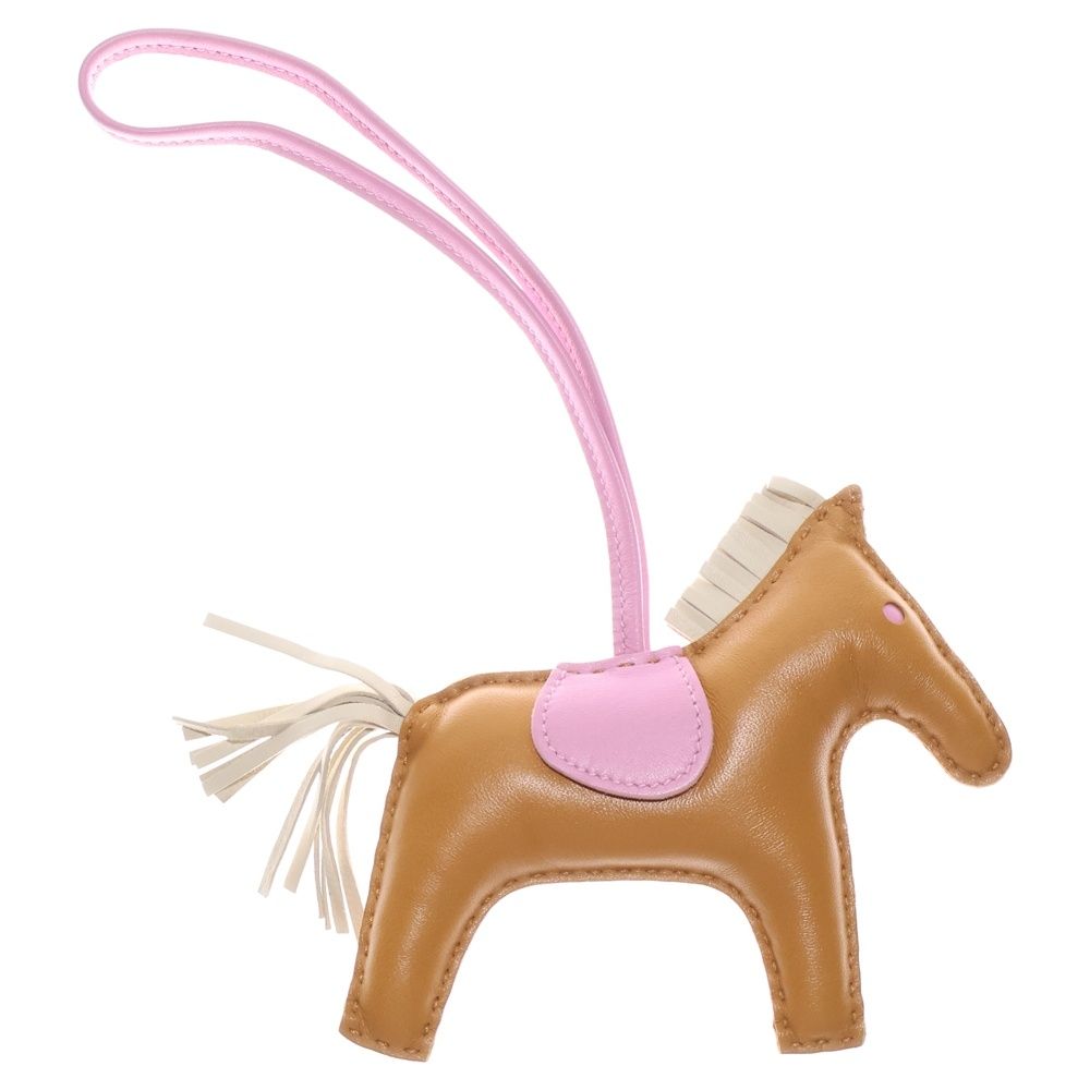 HERMES (エルメス) ロデオMM レザーバッグチャーム キーホルダー