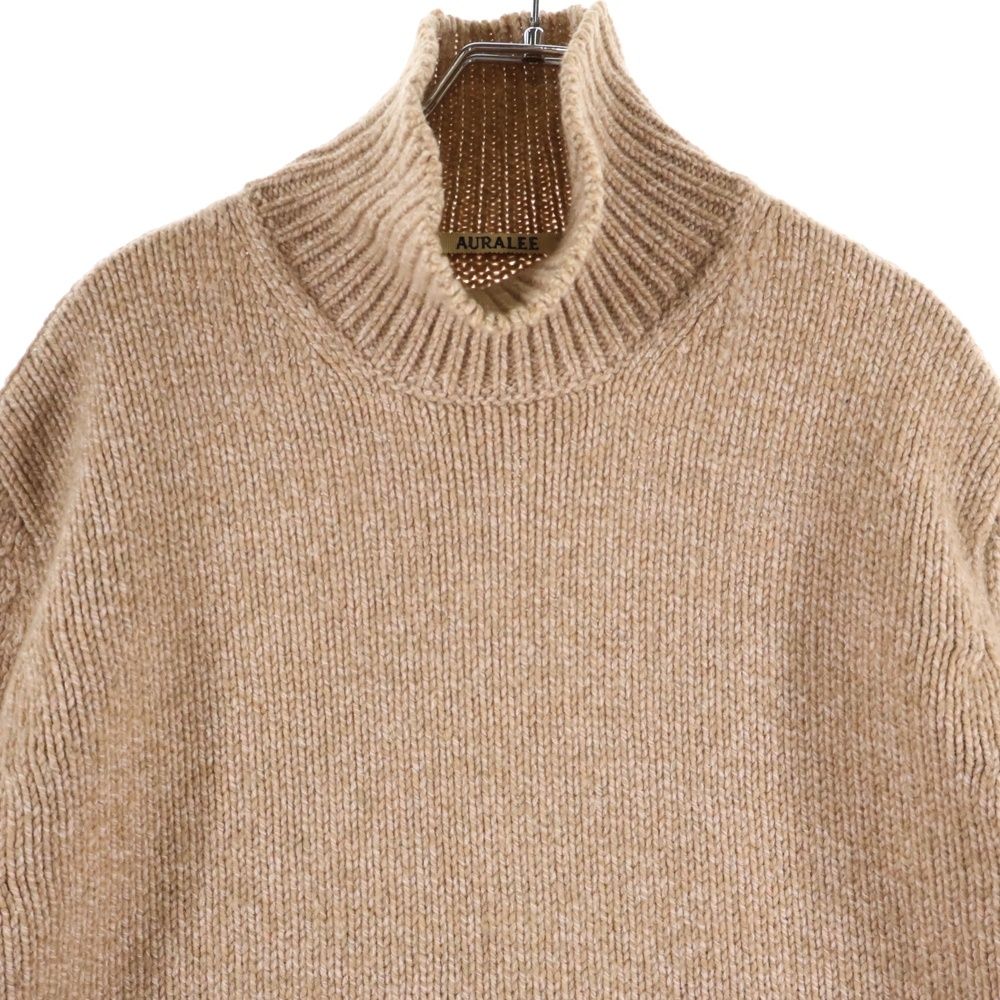 AURALEE (オーラリー) 20AW CAMEL WOOL MIX KNIT TURTLE NECK PULLOVER