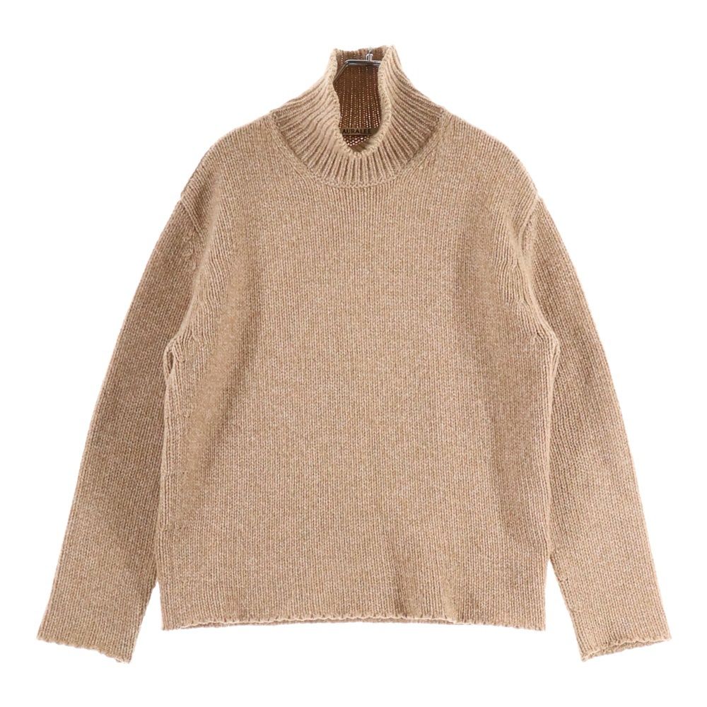 AURALEE (オーラリー) 20AW CAMEL WOOL MIX KNIT TURTLE NECK PULLOVER