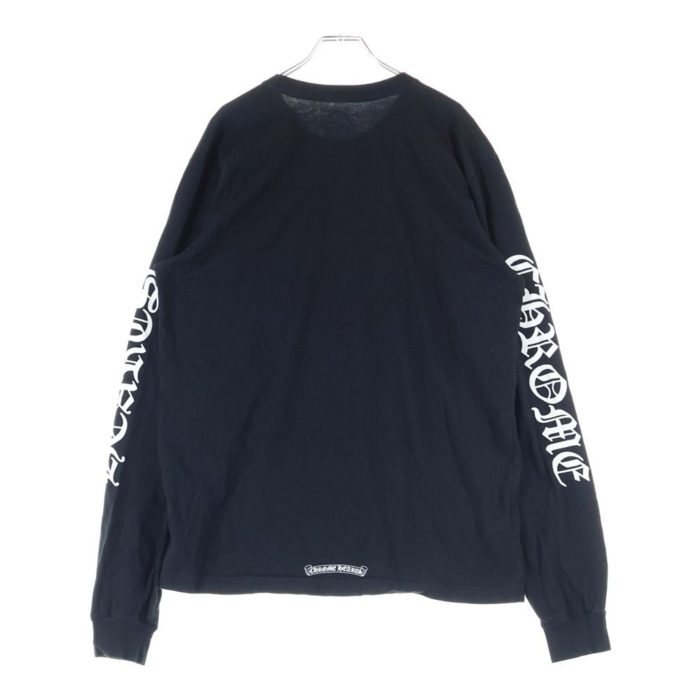 CHROME HEARTS (クロムハーツ) CH LS NECK LOGO ネックロゴプリント 袖