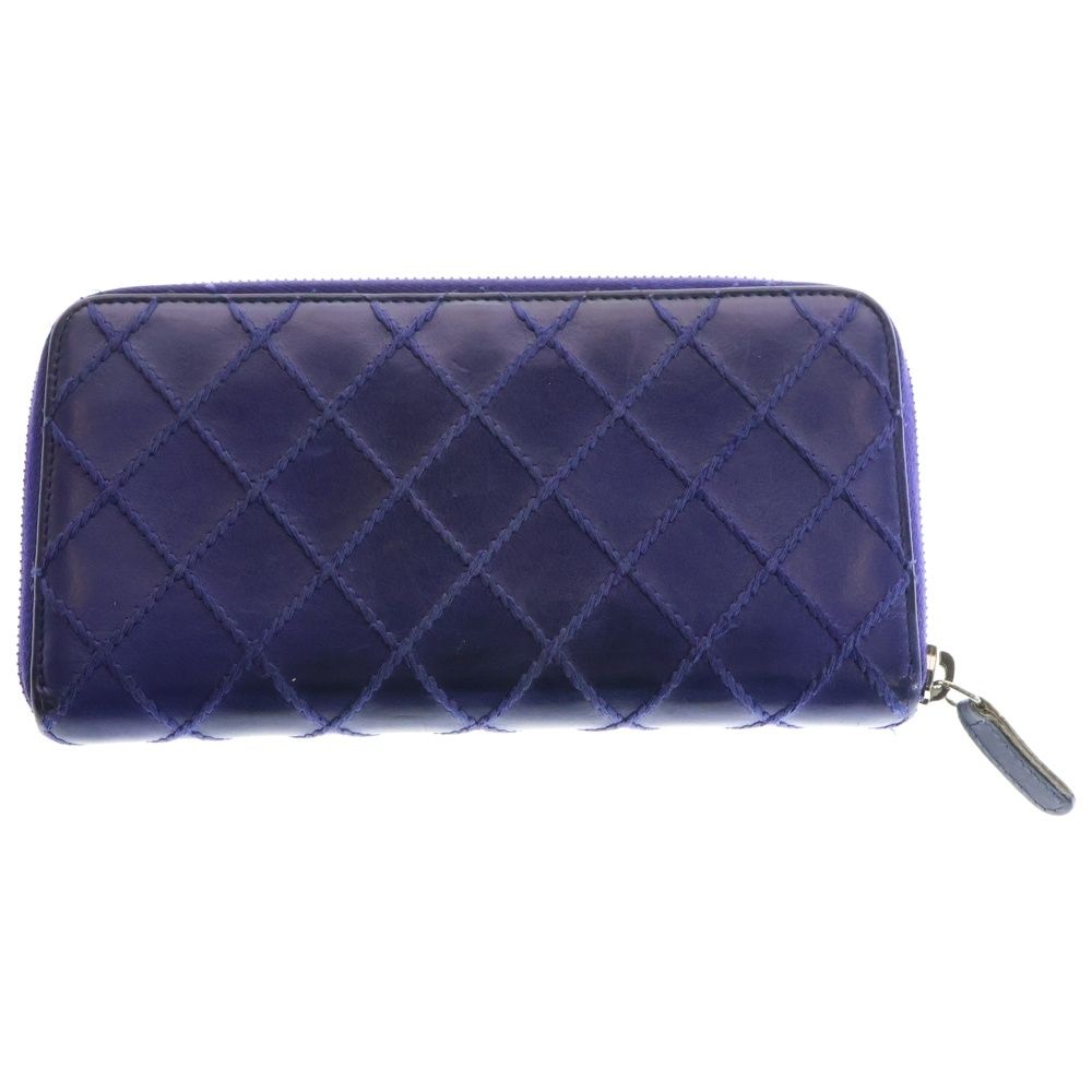 楽天市場】シャネル ラウンドファスナー ブルーの通販 シャネル CHANEL