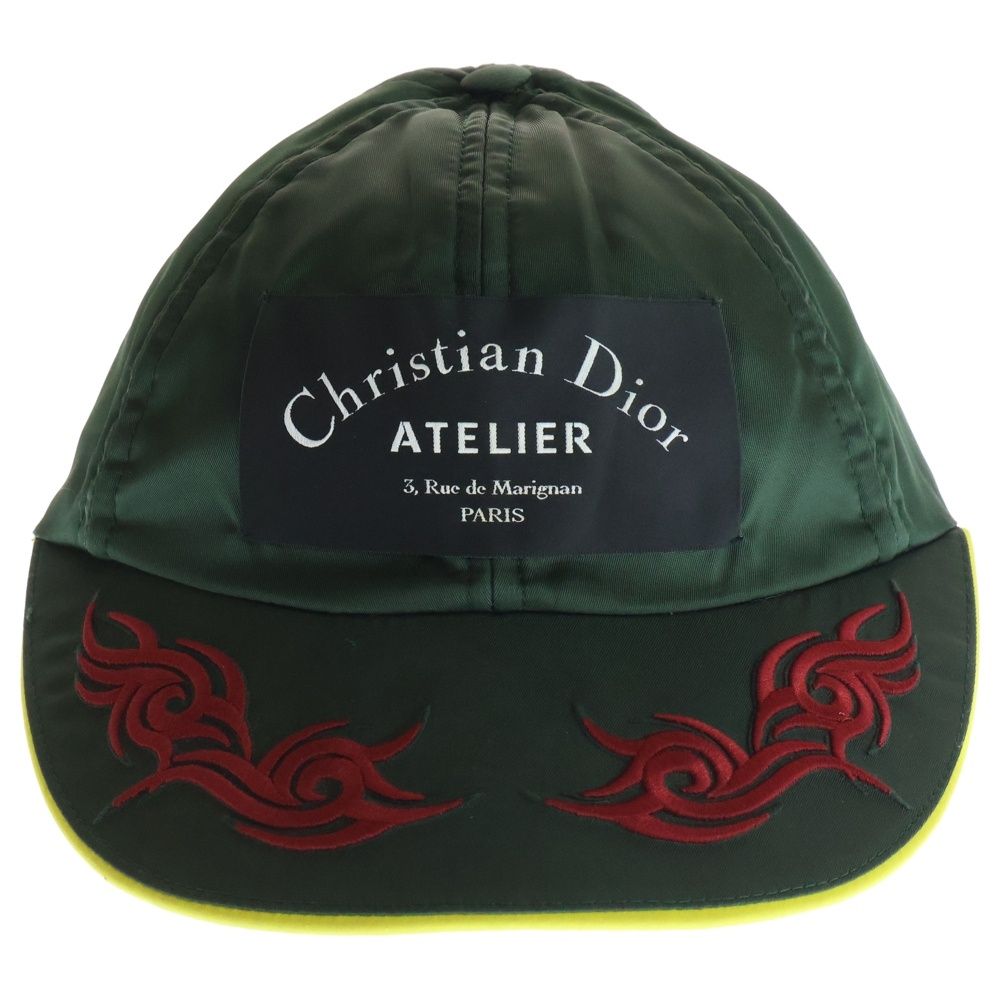DIOR (ディオール) Embroidery Print Cap 刺繍 ナイロンキャップ 帽子 
