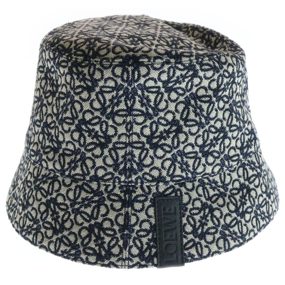 LOEWE (ロエベ) アナグラム ジャガード リバーシブル バケットハット