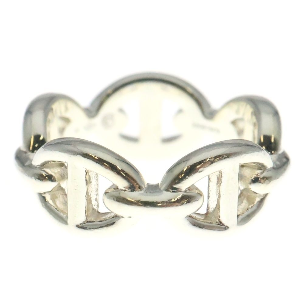 エルメス リング シェーヌダンクルアンシェネ TGM Ag925 #48 HERMES (エルメス) シェーヌダンクル アンシェネ リング 指輪 シルバー