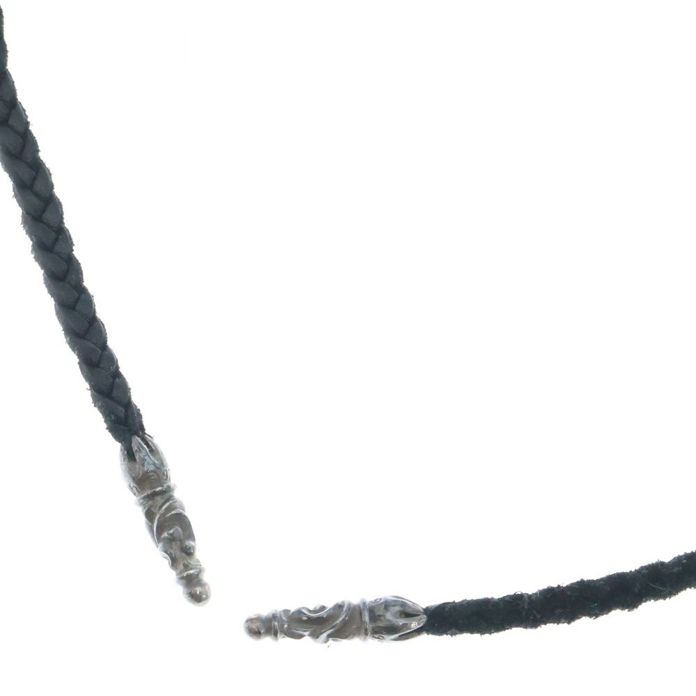 CHROME HEARTS (クロムハーツ) LEATHER BRAID スクロールレザー